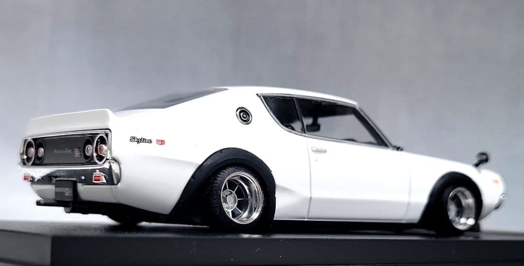 1/43　スカイライン改　ケンメリ2Dr　ハヤシストリート　アルミ製　深リム