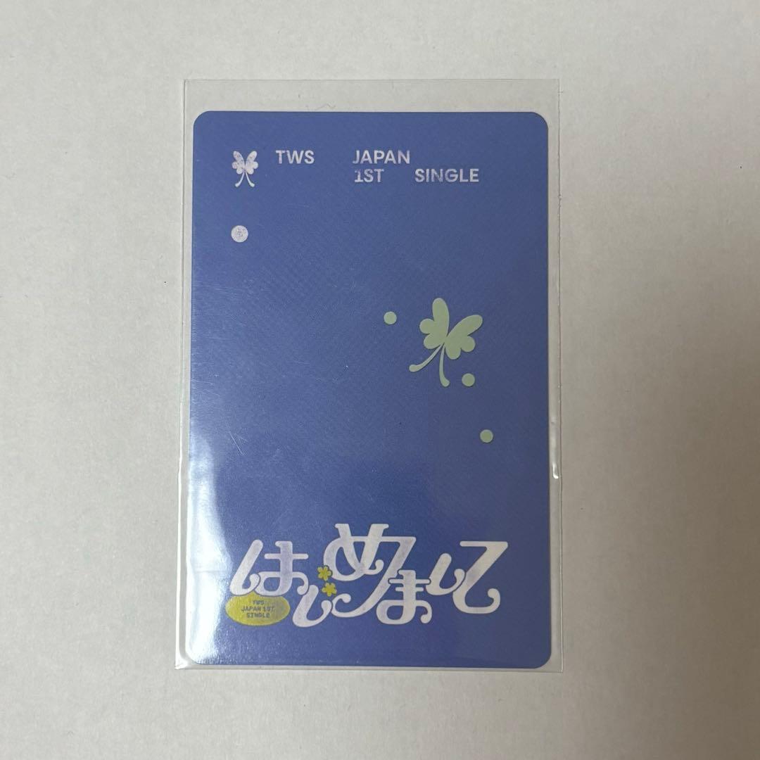 TWS ギョンミン はじめまして トレカ yzy - メルカリ