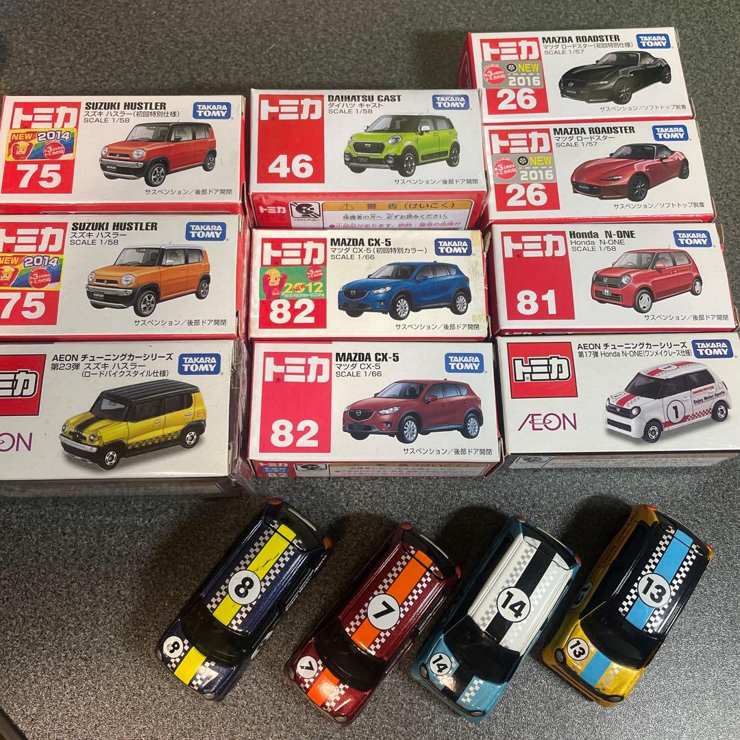 トミカ 開封品 ハスラー キャスト CX-5 ロードスター N-ONE