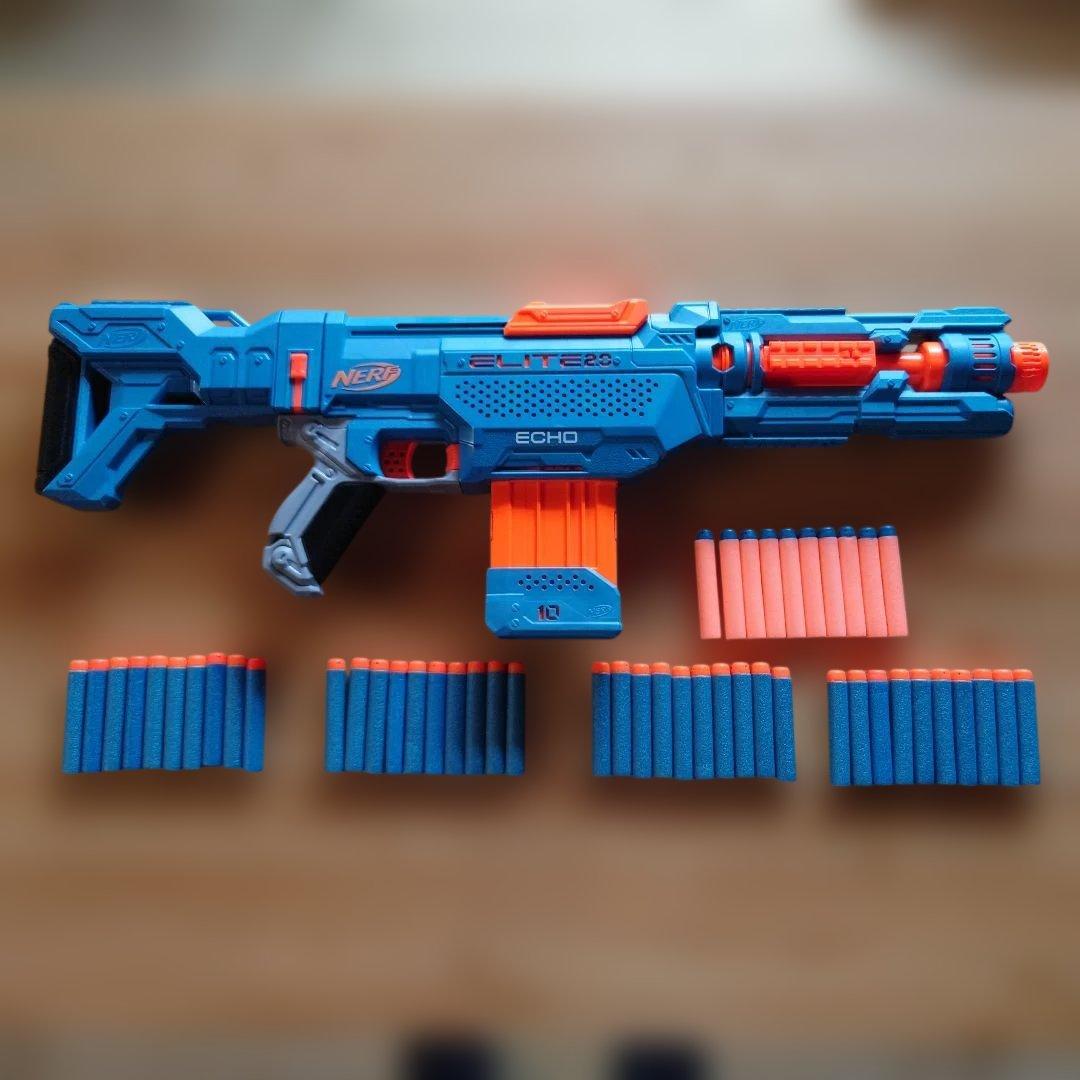 USED】NERF ELITE 2.0 ECHO トイガン ダーツ付き - メルカリ