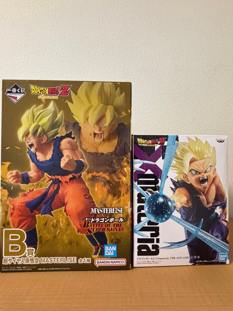 一番くじ ドラゴンボール 超サイヤ人孫悟空 孫悟飯 超サイヤ人2 Gマテリア