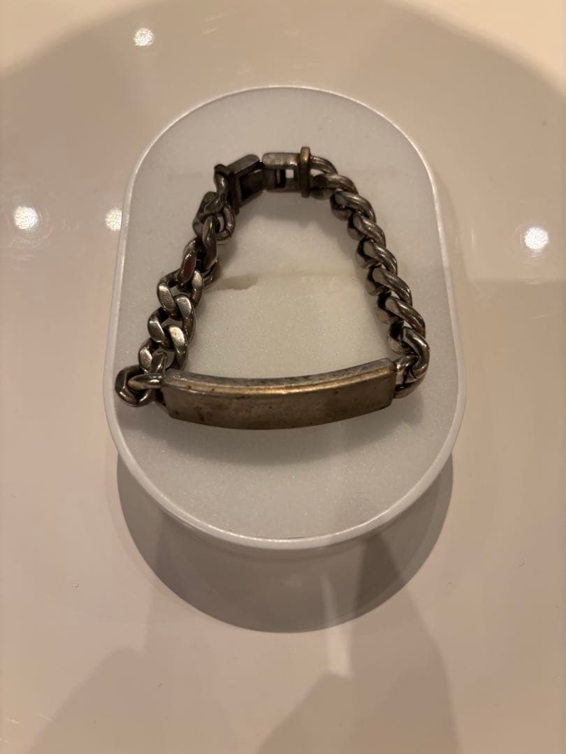 AlbatrosS　シルバー　プレートチェーンブレスレット