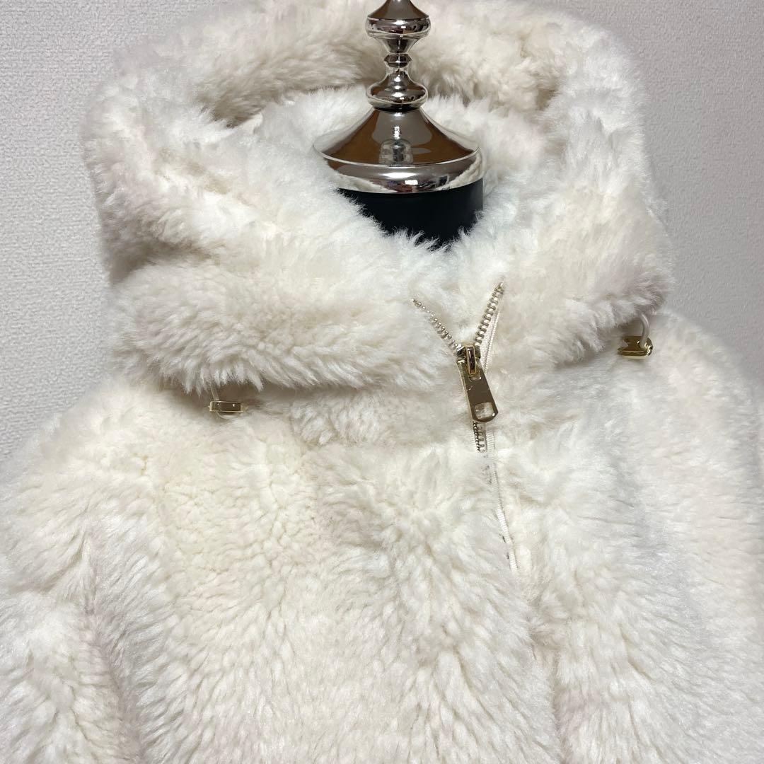 ◾️ZARA ボア生地保温 フード付き アノラック ジャケット アウター