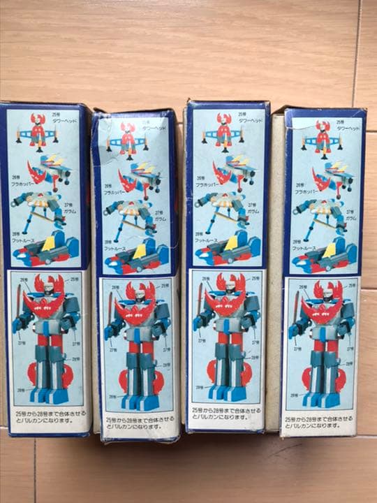 B アオシマ NEOミニ合体シリーズ バルカン 4箱セット 未組立品