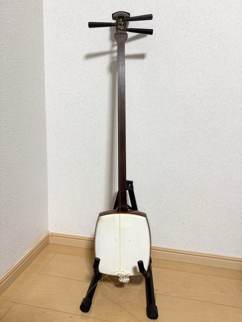 三味線 本体 糸付き 棹100cm 胴22×20 和楽器