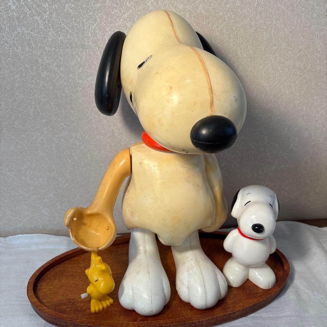スヌーピー　ヴィンテージ ボーリングゲーム 大フィギュア