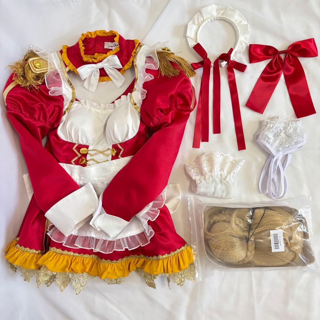 【FGO】ネロ メイド コスプレ 靴下引っ掛かりあり