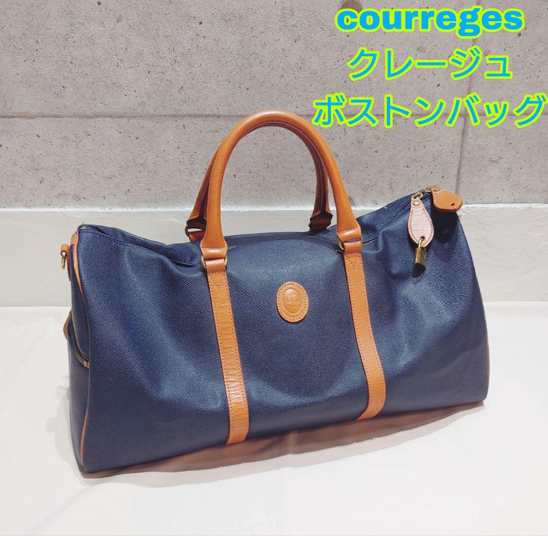 courreges クレージュ ボストンバッグ ハンドバッグ 旅行バッグ - メルカリ