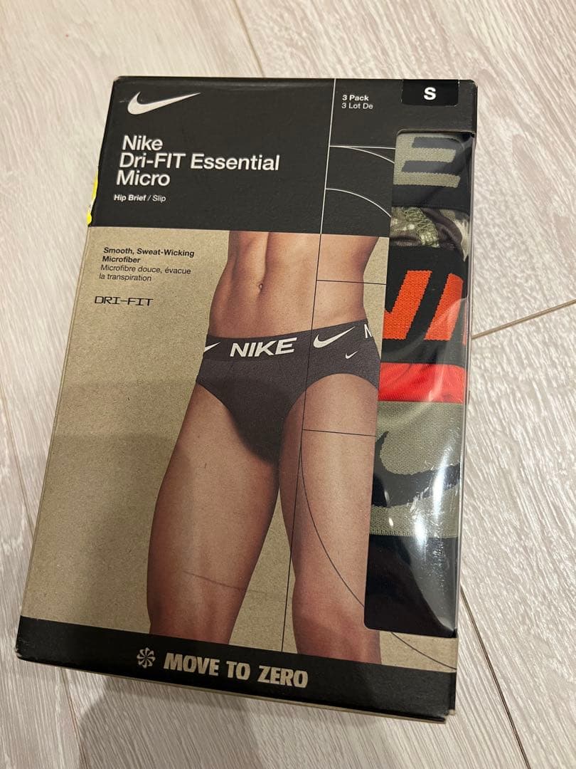 NIKE 並行輸入品 ドライ ブリーフ S（日本Mサイズ）