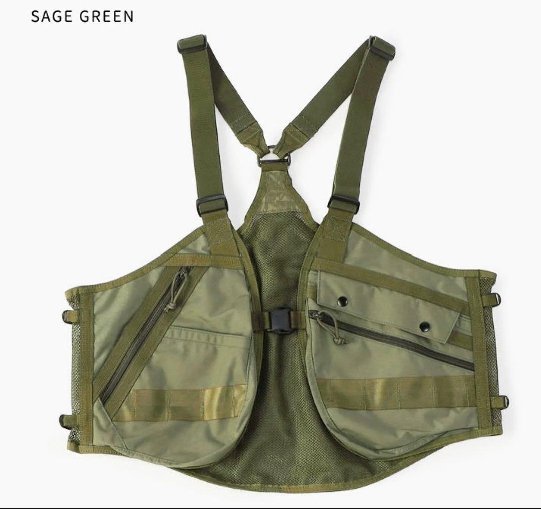 新品ブリーフィングツールベスト 定価31900円セージグリーン最終価格 ブリーフィングのアウトドアコレクションに新作が続々。ミリタリー感