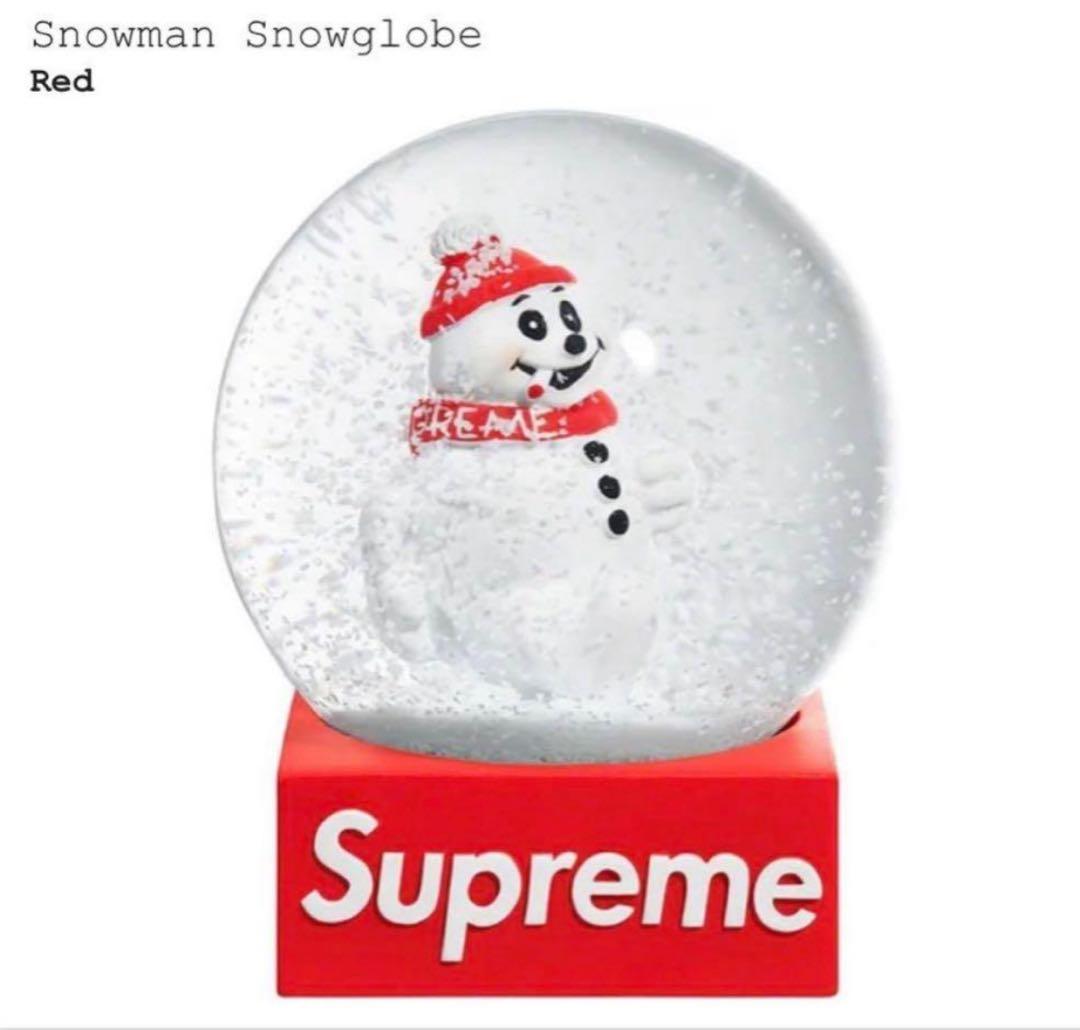 Supreme man globe スノーマンスノードーム