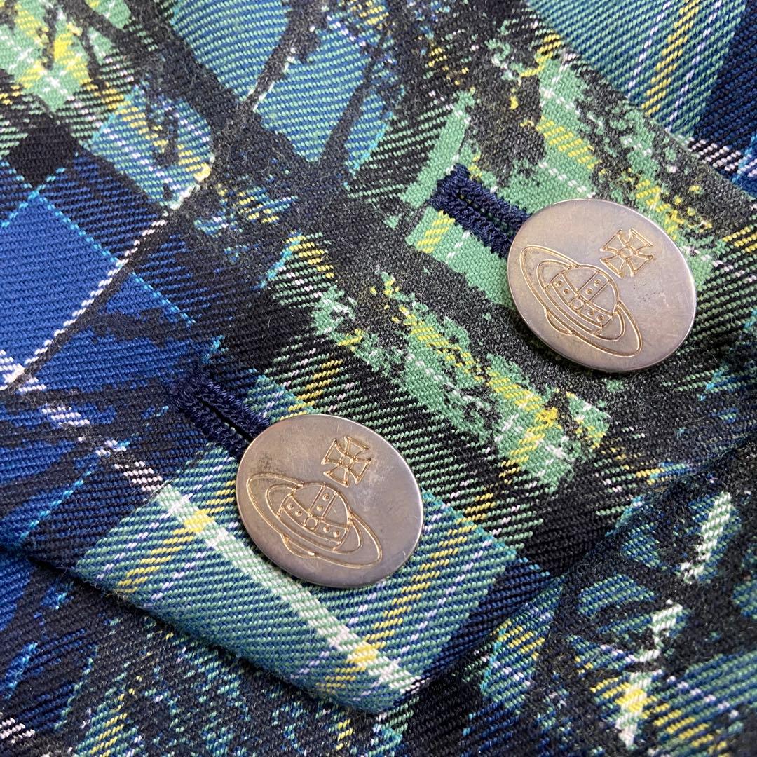 美品⭐️ヴィヴィアンウエストウッド⭐️タータンチェック グリーン 緑