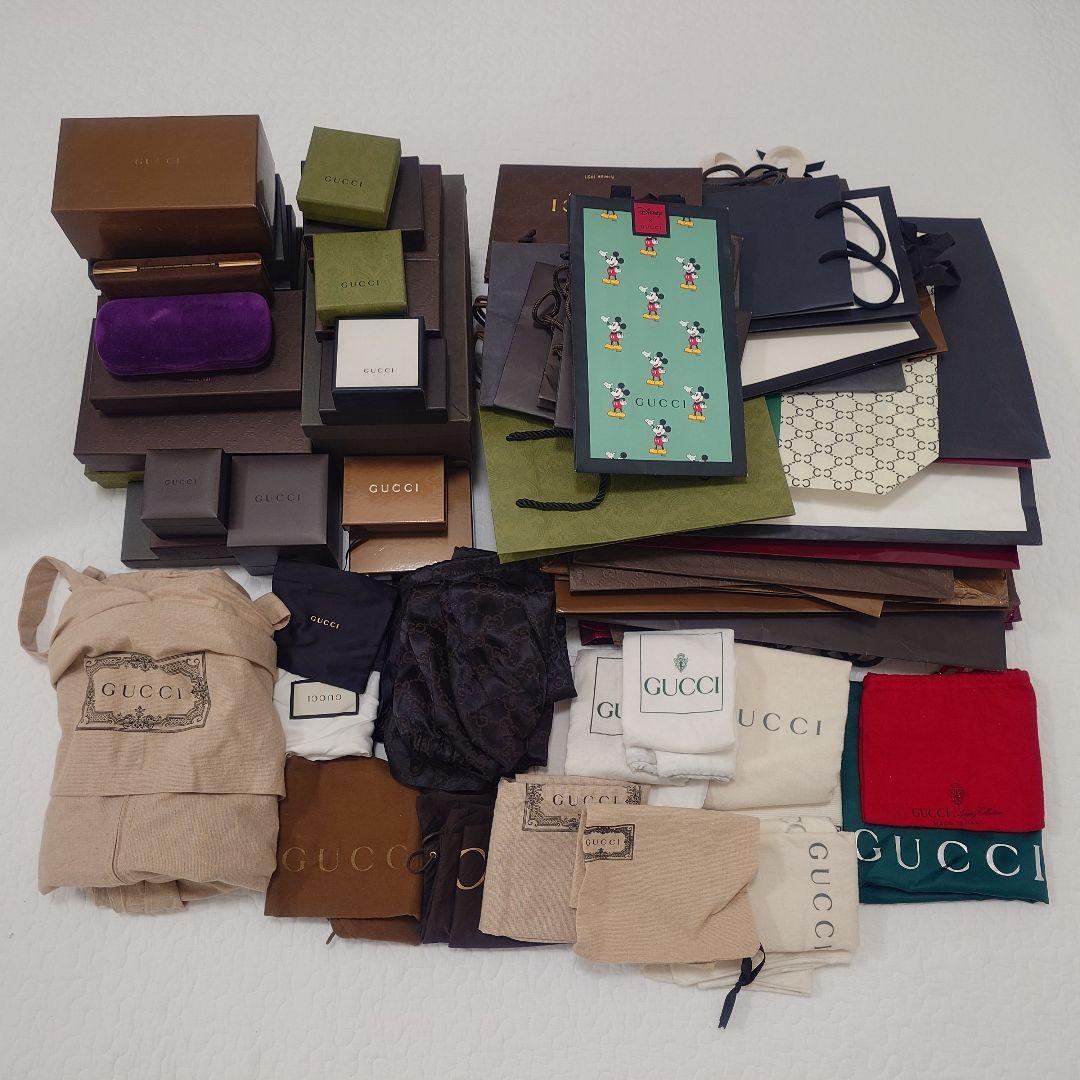 GUCCI グッチ 保存袋 ガーメント 空箱 ショッパー まとめ - メルカリ