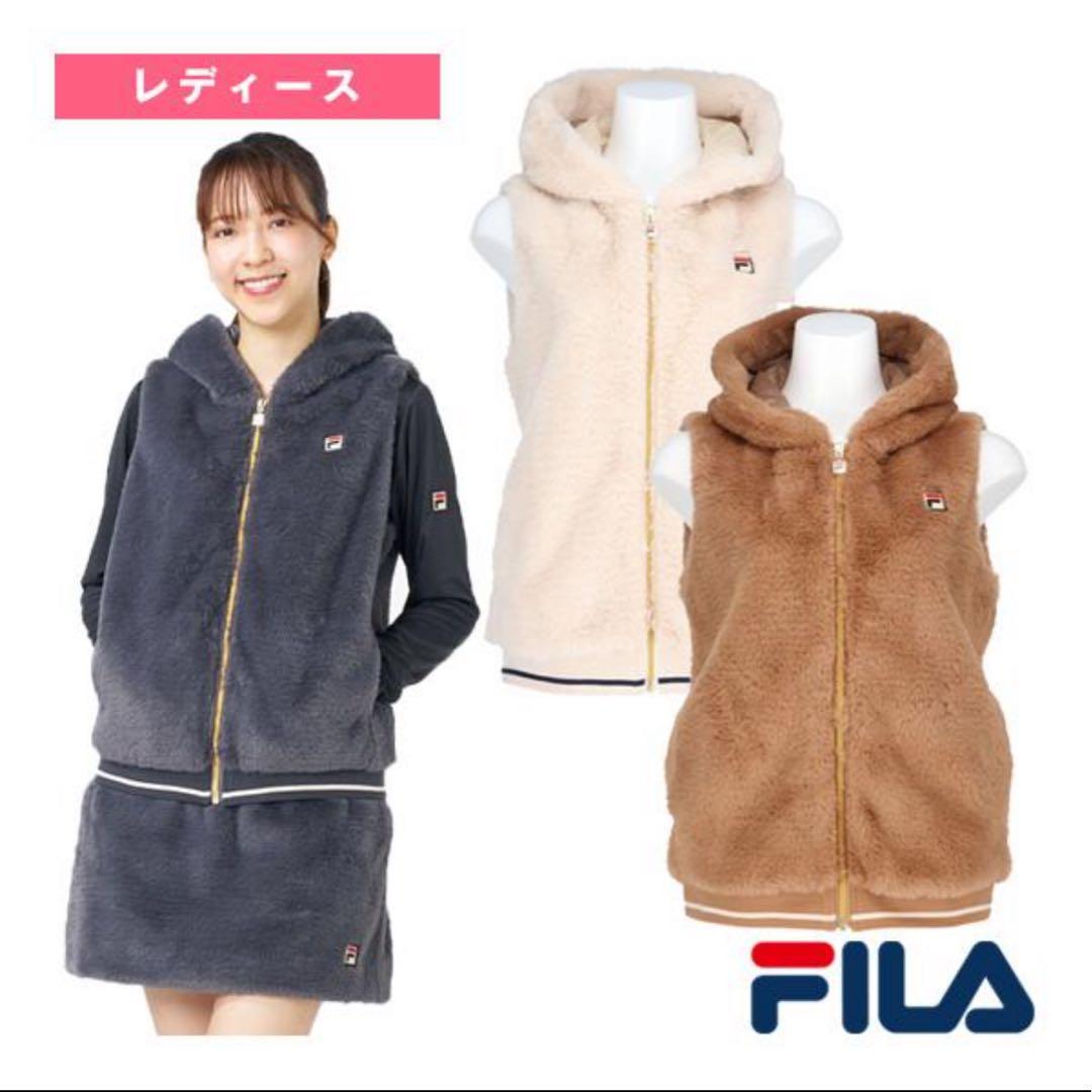 新品未使用】 FILA テニス レディース ファーベスト グレー Mサイズ