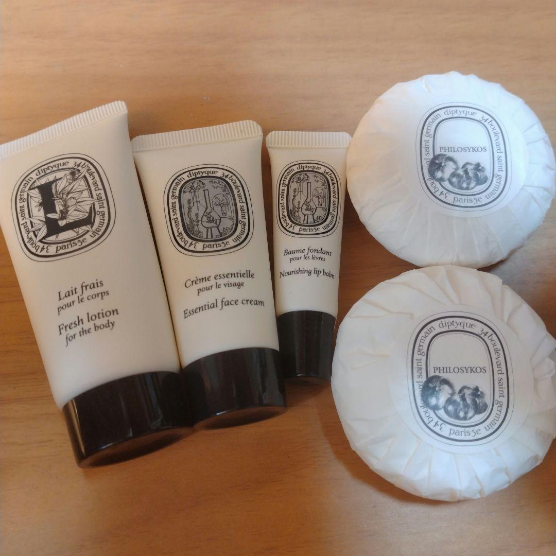 Diptyque 石鹸2個 アメニティ カタール航空 セット」 - メルカリ