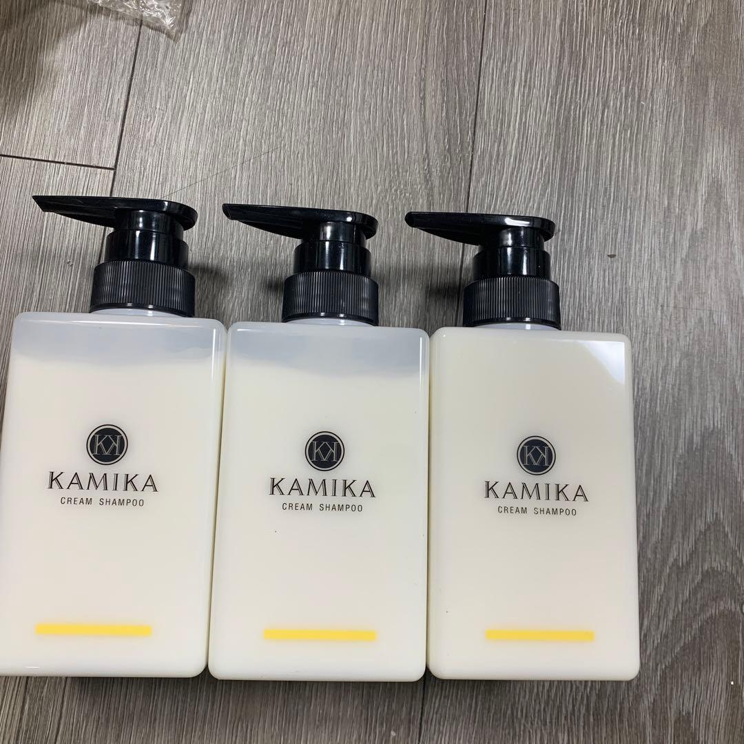 KAMIKA クリームシャンプー 400g✖️3本
