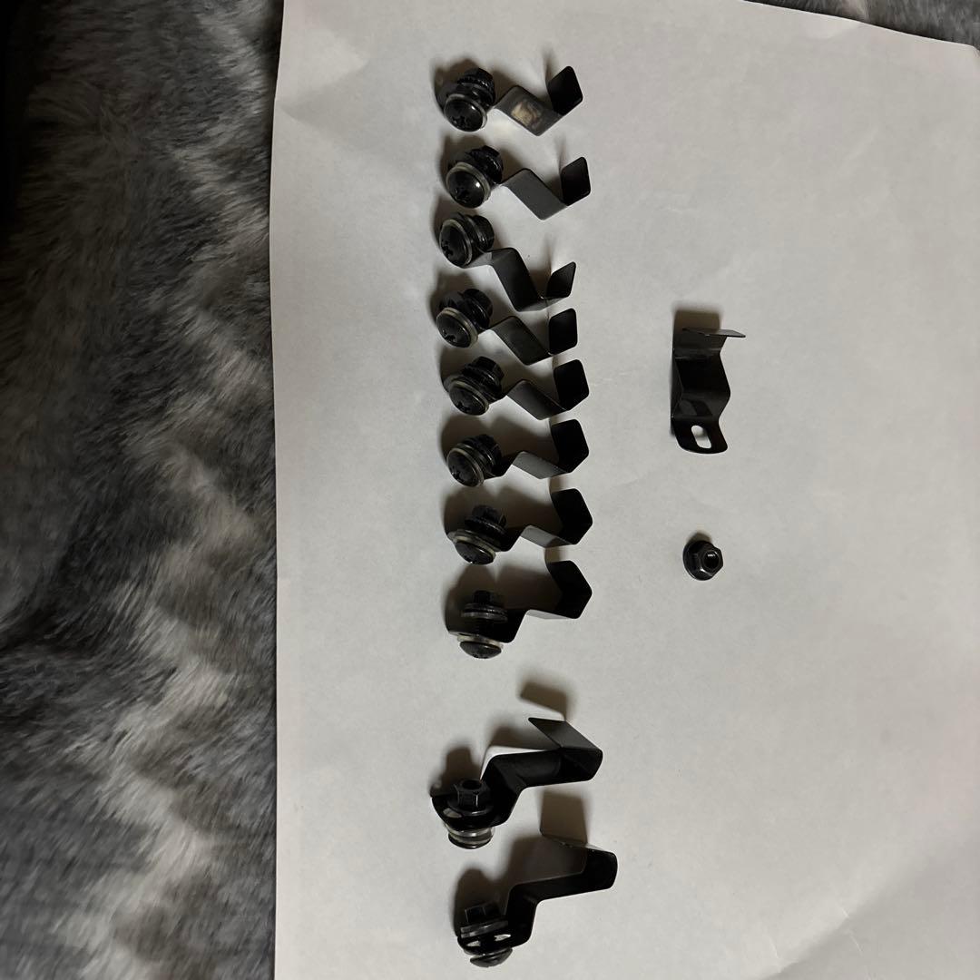 OXバイザー スモーク 4点セット　ノークレームで割引、部品欠品のため値下中