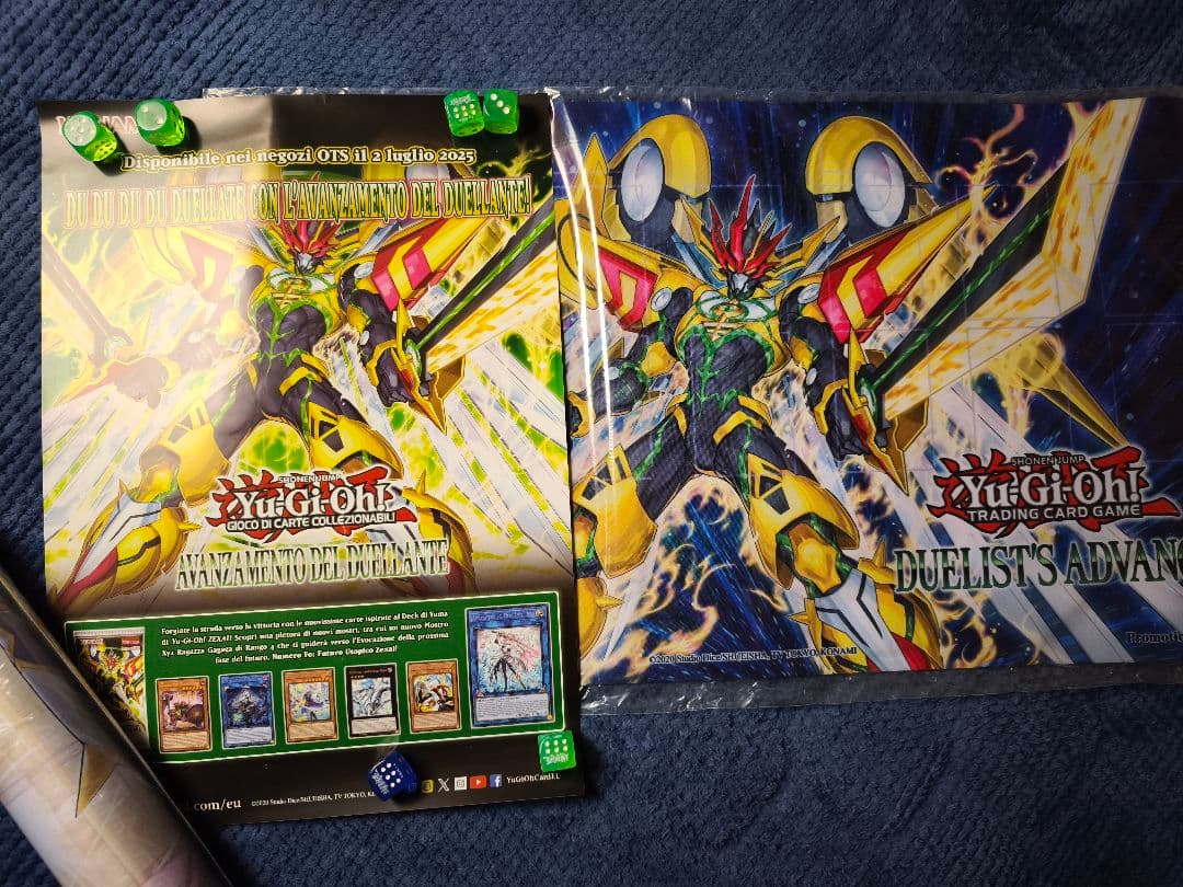 遊戯王　EU 英語版　希望皇ホープゼアル　プレイマット　ポスター　伊　新品