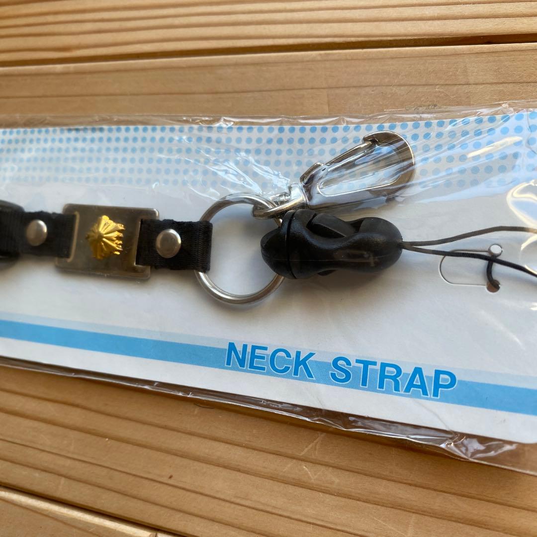 未使用】 警察風 ネックストラップ ブラック エンブレム 匿名配送