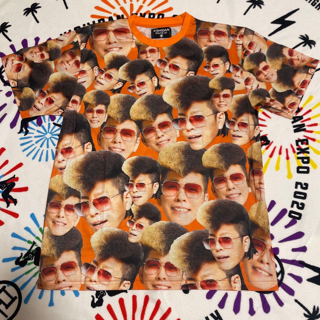 氣志團　星グランマニエ　顔だらけTシャツ　サイズL