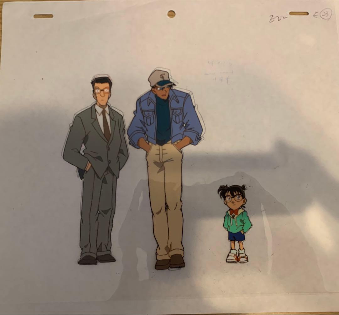 【名シーン】名探偵コナン セル画 坂田刑事＆服部平次＆コナン（動画付き）
