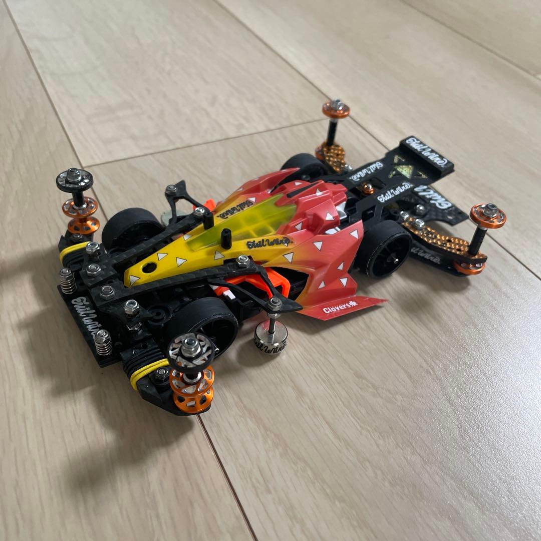 ミニ四駆　MSシャーシ　完成品 ミニ四駆 MSシャーシ センターシャーシ レッド #mini4wd #アバンテMk