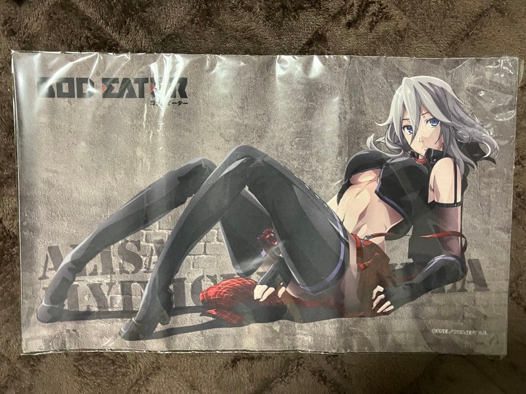 ③【6/4 23時に削除】ゴッドイーター　アリサ　ラバーマット　プレイマット プレイマット】「ゴッドイーター2」から新作ラバープレイマット