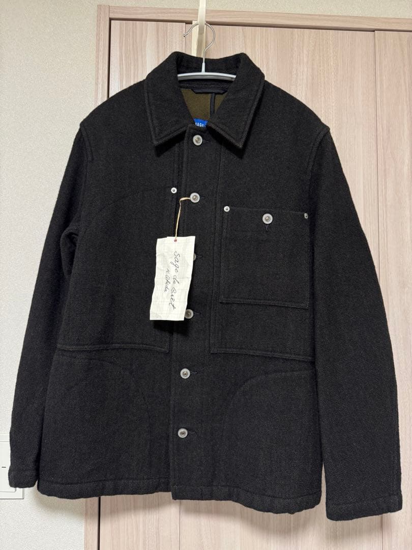 SAGE DE CRET カシミヤ混 フィールドジャケット