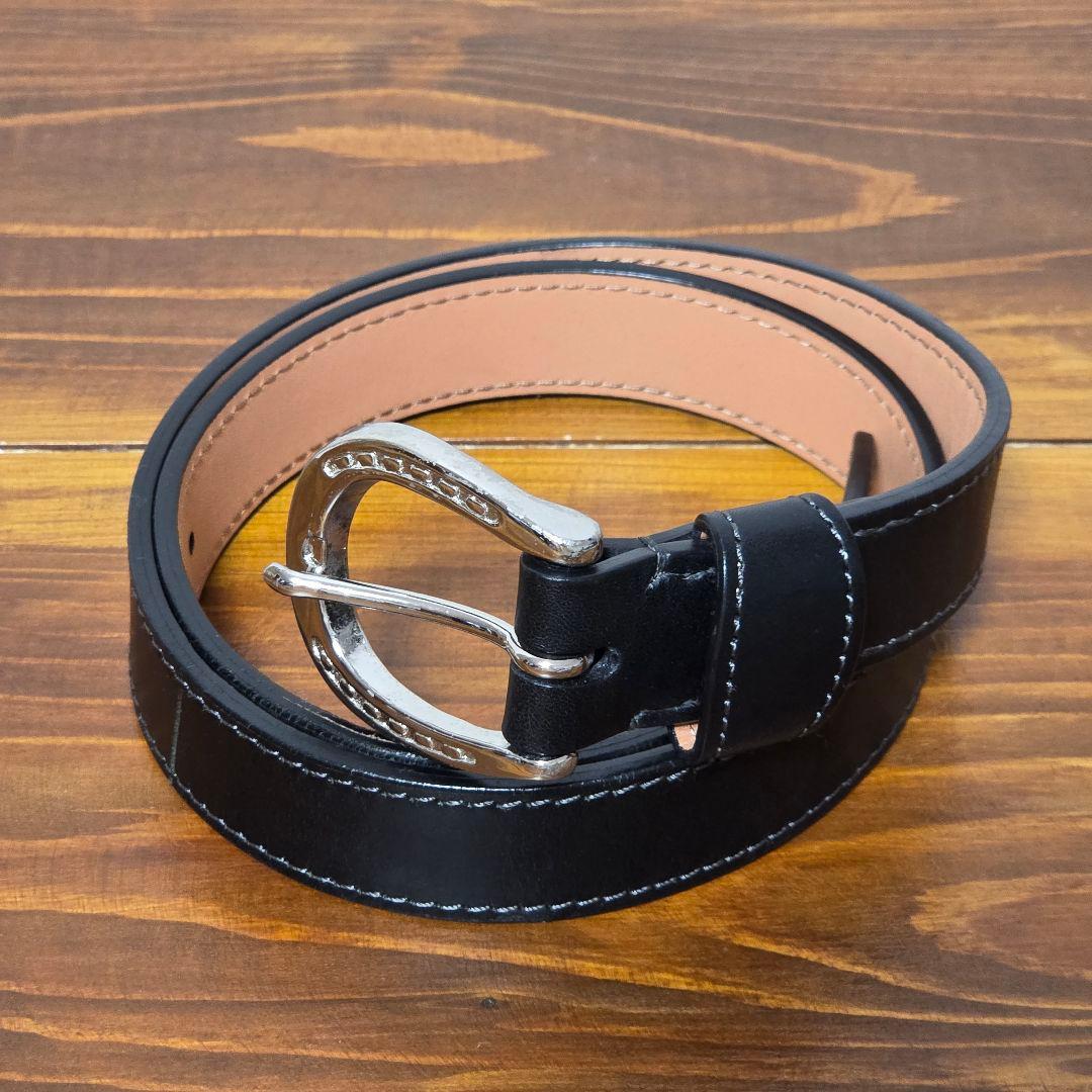 美品 ソメスサドル 馬蹄ベルト 黒 サイズ91cm 保存袋セット