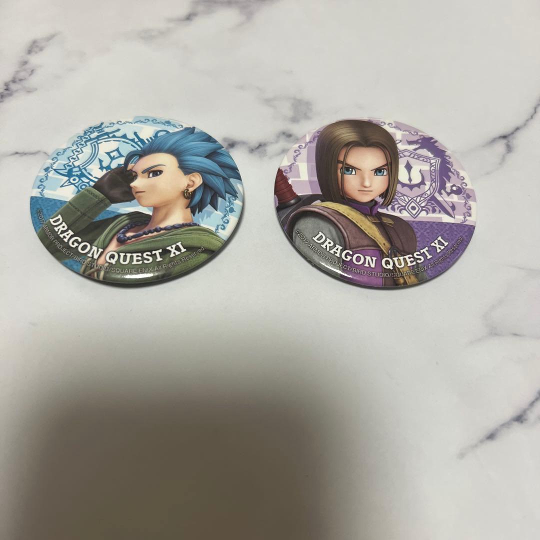 ドラクエ11 缶バッジ カミュ 主人公