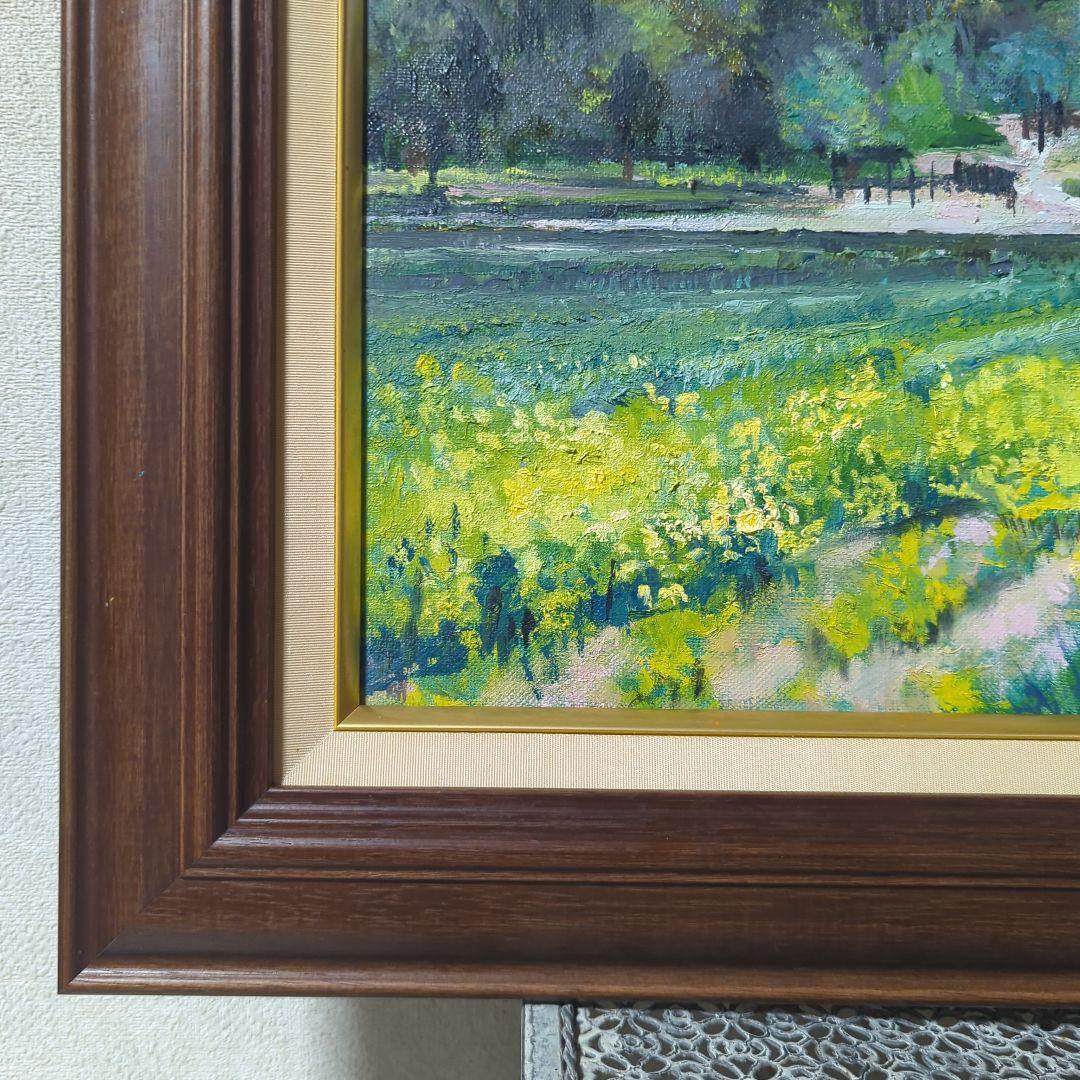 F6号油彩画（額縁入り)No.58