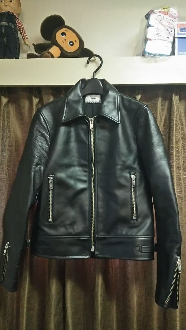 Rags mcgregor 馬革シングルライダースS美品ドミネーター - メルカリ