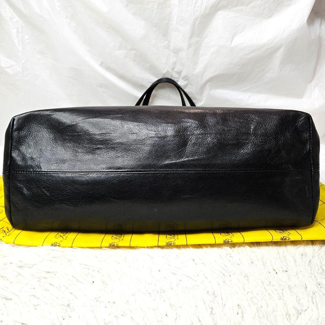 Felisi フェリージ 15/20 レザー 黒 トートバッグ 保存袋付き