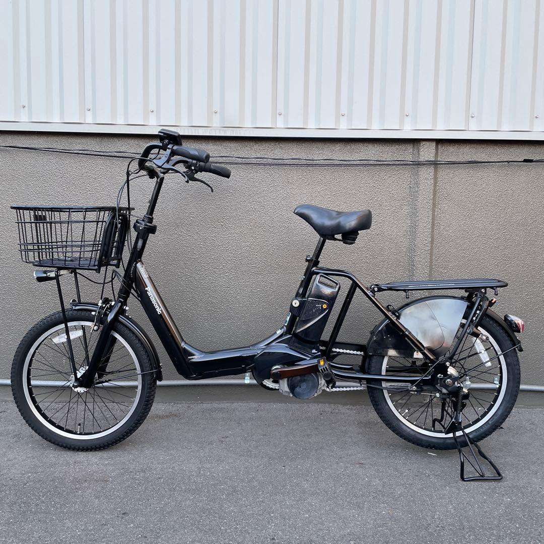 引き取り限定】 Panasonic電動アシスト自転車20インチ ブラック - メルカリ