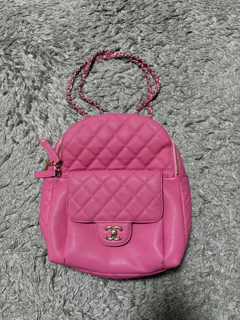 なつめ②シャネル　ピンク　2wayバッグ　ノベルティ