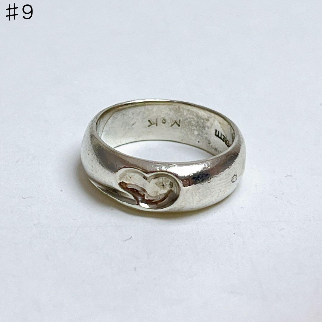 ティファニー カーブドハート リング 925 9号 ネーム入り - メルカリ