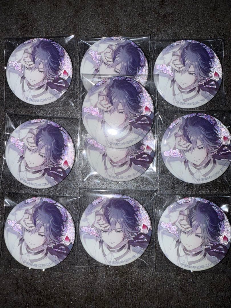 プロセカ グリッター缶バッジ 48C KAITO