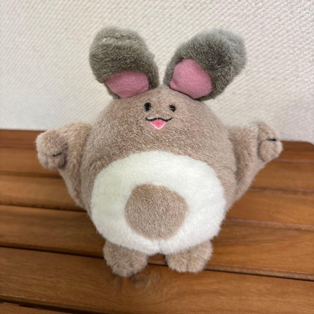 オタチ トミー　初代　初期　ぬいぐるみ ポケモン オタチ ぬいぐるみ 初期 初代 TOMY タカラトミー 美品 - メルカリ