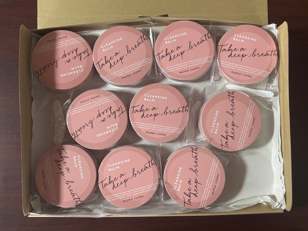 ママコスメ クレンジングバーム 60g スパチュラ付き 10個セット 未開封