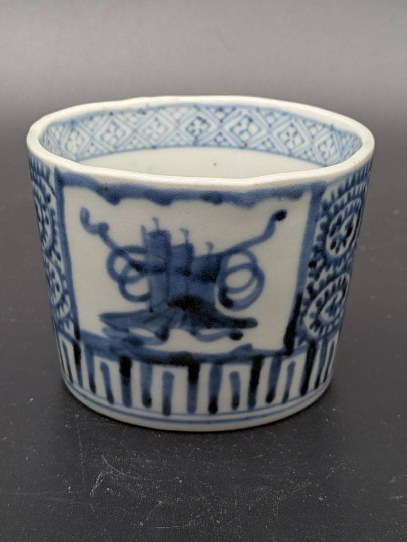 古伊万里 染付 蕎麦猪口 有田焼 江戸時代 江戸期 一客 - メルカリ