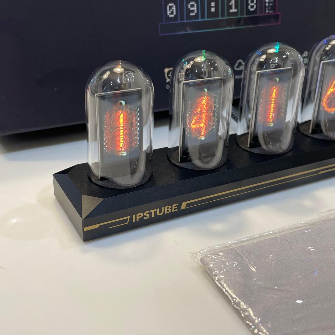IPSTUBE デジタル時計 LCD IPS ニキシー管 風 - メルカリ