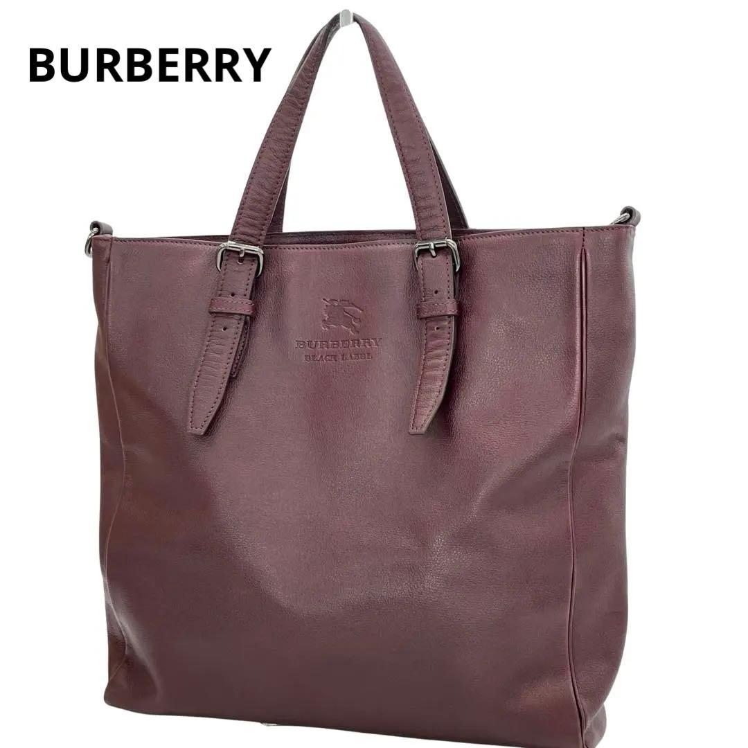 BURBERRY バーバリー レザー トートバッグ