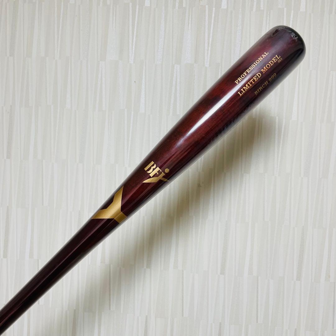 未使用 YANASE ヤナセ 硬式 木製 バット バーチ材 くり抜きなし