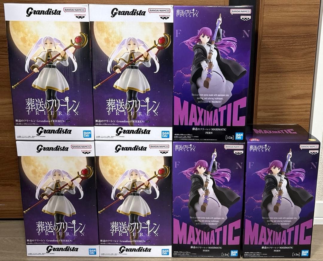 葬送のフリーレン　プライズ　フィギュア　まとめ売り　7個　フリーレン、フェルン