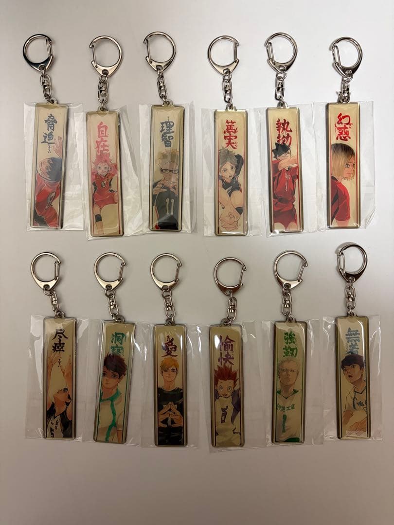 ハイキュー‼︎ メタルキーホルダー　12個セット ハイキュー！！』RUNメタルキーホルダーコレクション 第1弾 （全