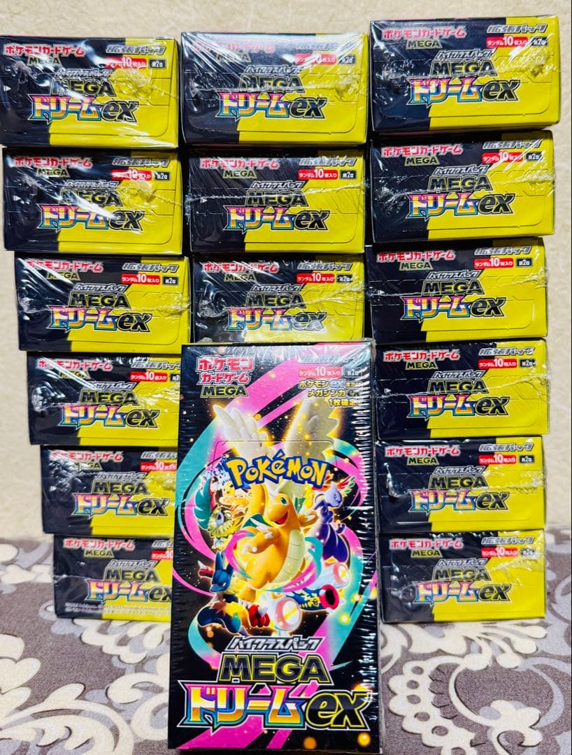 ポケモンカードゲーム MEGAドリームex シュリンク付未開封 19BOX ポケモンカードゲーム 【シュリンク付き未開封品】ポケモンカード