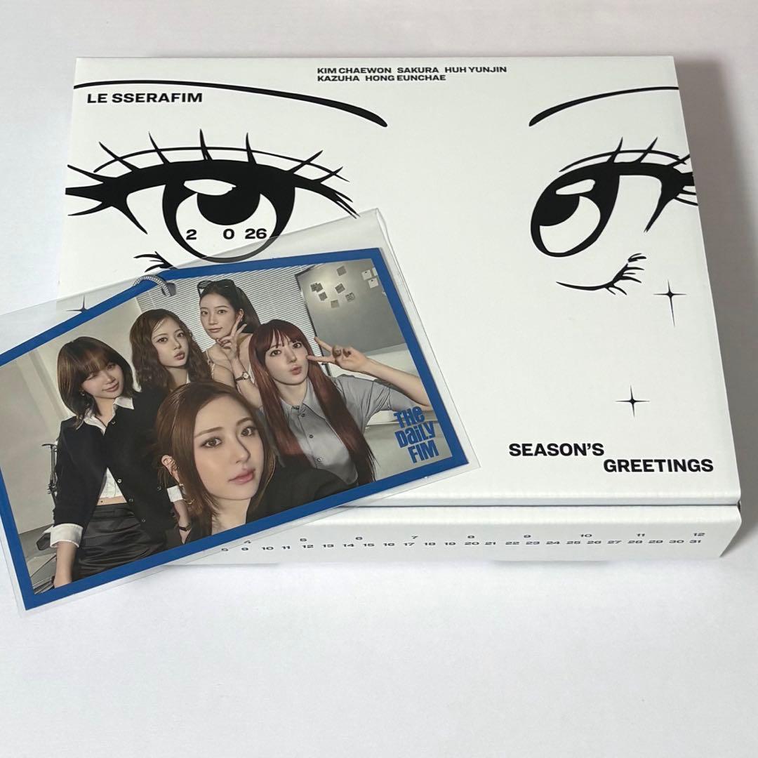 LE SSERAFIM 2026 SEASON’S GREETINGS 特典付き