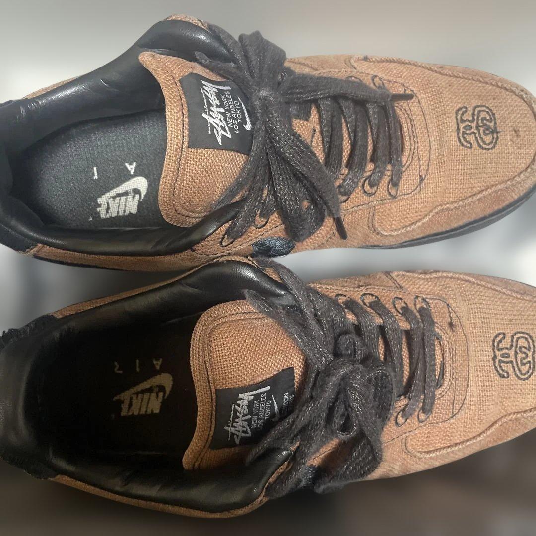 靴 Nike Air Force 1 Low Stussy 27.5cm