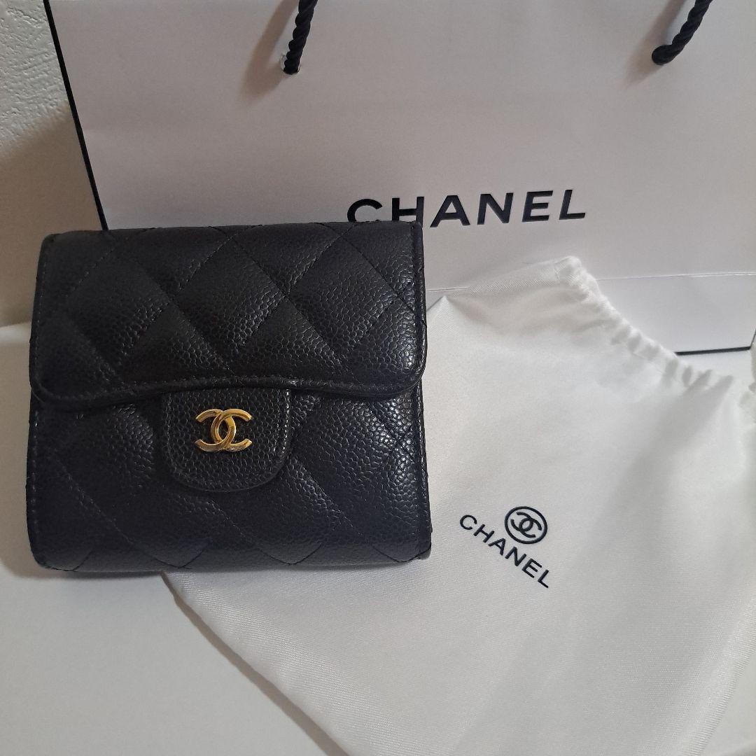 ☆CHANEL☆ノベルティ★ブラック キルティング 財布 CHANEL ブラック キルティング 長財布 ノベルティ - メルカリ