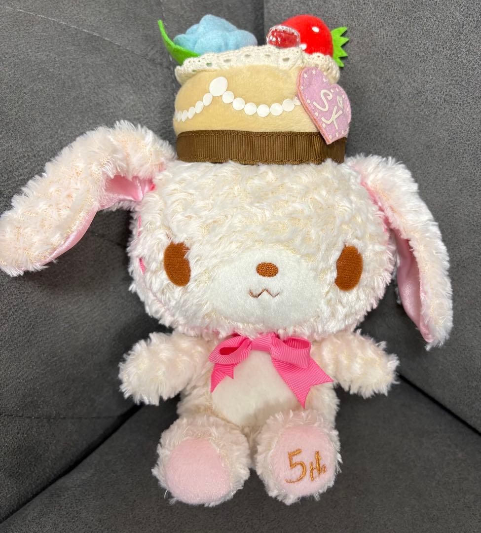 【美品】Sugarbunnies シュガーバニーズ しろうさ　5周年 ぬいぐるみ シュガーバニーズ しろうさ・くろうさの新作グッズが2026年5月発売